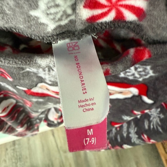 Christmas Santa No Boundaries Soft Leggings Woman M Poly/Spandex - Picture 3 of 4